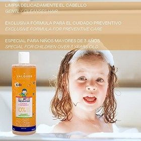 Valquer Laboratorios Pack Shampooing préventif et revitalisant pour les enfants dâge scolaire. Prévention des poux. A lhuil