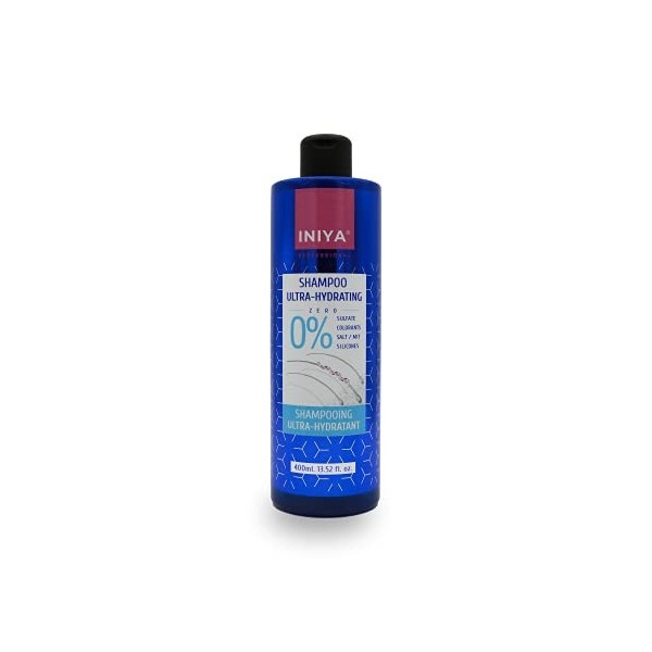 Shampooing Sans Silicone Iniya Professional 400ml | Shampooing Ultra-Hydratant Professionnel Iniya | Shampooing Sans Sel - Sa