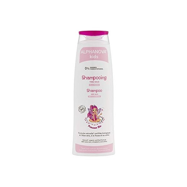 Alphanova Kids Va Prendre Ta Douche ! Gel Lavant 3en1 Fraise & Coton Bio 250 ml