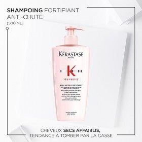 Kérastase, Genesis, Shampoing Nourrissant Renforçateur & Anti-Chute, Pour Cheveux Fragiles Secs & Épais, Bain Nutri-Fortifian
