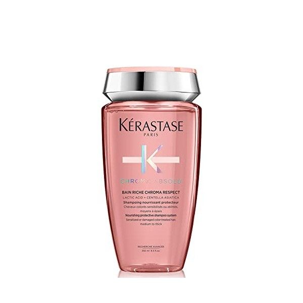 Kérastase, Chroma Absolu, Shampoing Nourrissant & Protecteur, Pour Cheveux Colorés Sensibilisés ou Abîmés Moyens à Épais, Bai