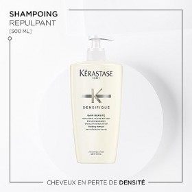 Kérastase, Densifique, Shampoing Repulpant & Densifiant, Pour Cheveux Fins & Clairsemés, Bain Densité, 500 ml