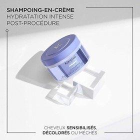 Kérastase, Blond Absolu, Shampoing-en-Crème Nourrissant & Réparateur, Pour Cheveux Sensibilisés, Méchés ou Décolorés, Aux Aci