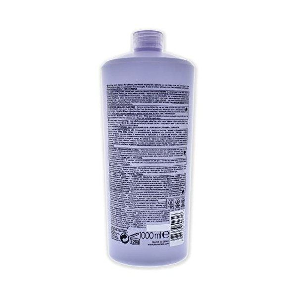 Kerastase - Gamme Blond Absolu - Shampooing Bain Ultra-Violet pigmenté violet anti faux-reflets pour cheveux blonds décolorés