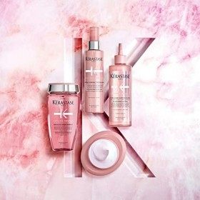 Kerastase – Ensemble produits Chroma Absolu avec shampooing Bain Riche 250 ml, soin réparateur Fondant 200 ml et masque Chrom