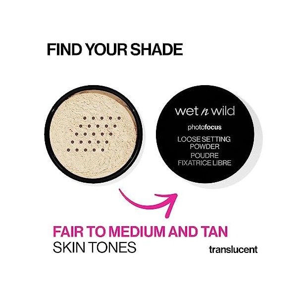 WET N WILD Photo Focus Poudre fixante en vrac - Translucide