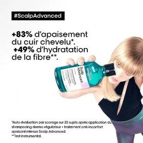 LOréal Professionnel, Shampoing Anti-Inconfort & Démangeaisons, Cuirs Chevelus Sensibles, Sans Silicone, Hydrate & Apaise, D