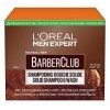 LOréal Men Expert - BarberClub - Shampooing-Douche Solide 4-en-1 pour Homme - À lHuile Essentielle de Bois de Cèdre - 80 g