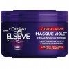 LOréal Paris - Elseve Color-Vive - Masque Violet Déjaunisseur Intense pour Cheveux Décolorés/Eclaircis 250ml & Elseve Shampo