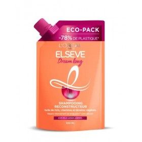 LOréal Paris Elseve Dream Long Shampooing Reconstructeur pour Cheveux Longs Abîmés Eco-pack