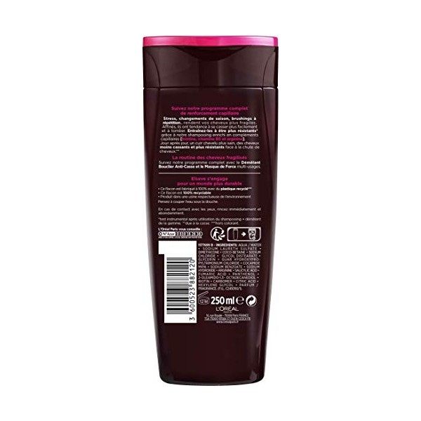 LOREAL PARIS Elseve Full Resist Shampooing Booster de Force Enrichi en Compléments Capillaires AA079800