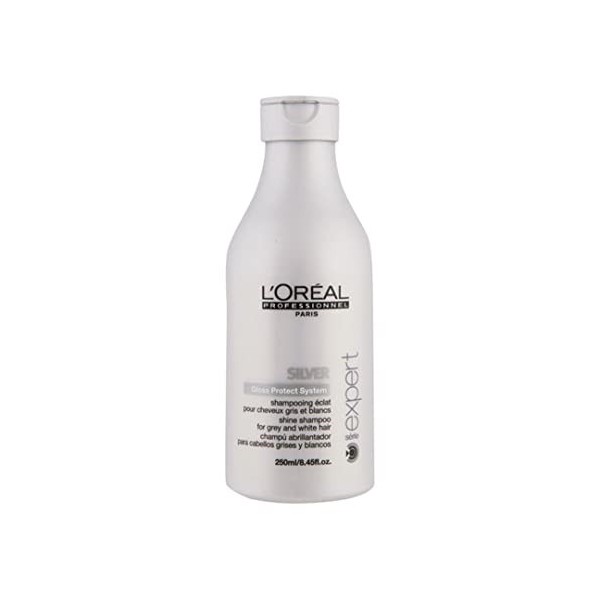LOréal Professionnel - Shampooing Eclat pour Cheveux Gris et Blancs - Silver - 250ml