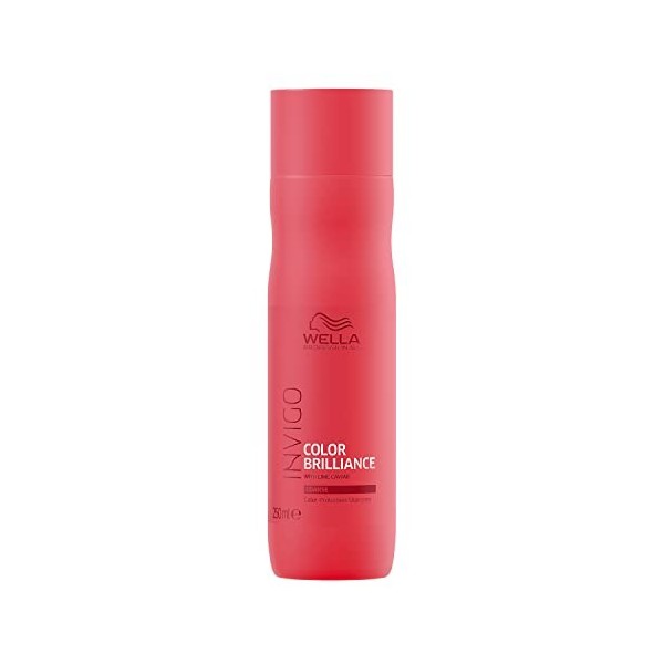 WELLA Professionals Invigo Color Brilliance/Protection Shampooing Coarse pour Cheveux Epais, 250 ml