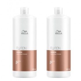 Wella Professionals - Lot de 2 Fusion Intense Repair Shampoing réparation intense pour cheveux abîmés 1L