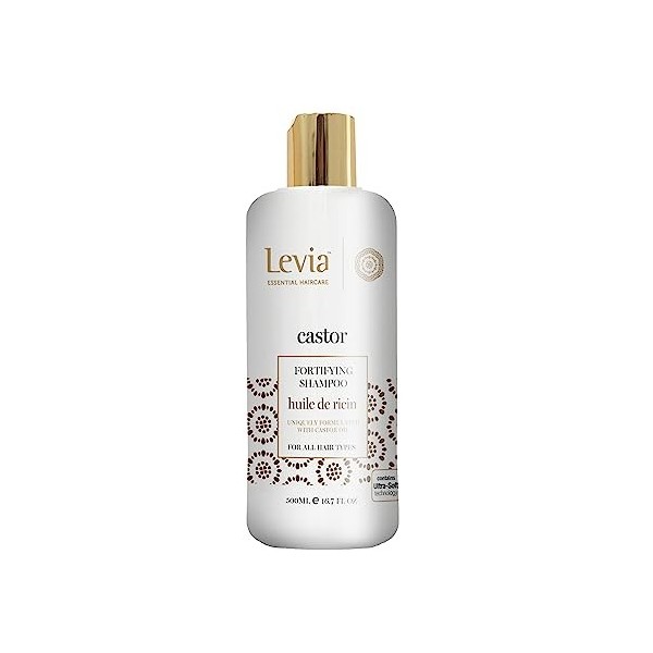 Levia | Shampoing Fortifiant à LHuile de Ricin | Renforce et Stimule la Pousse des Cheveux | Lutte contre la Casse des Cheve