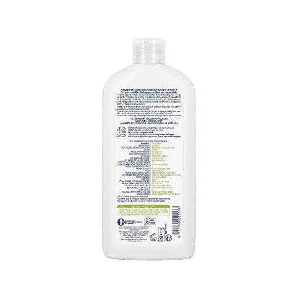 Natessance - Shampooing Nourrissant - Argan Bio & Kératine Végétale - Certifié Bio Cosmos Organic - Flacon de 500 ml