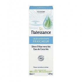Natessance - Gelée Hydratante Fraîcheur - Sèves de beauté - Certifié Bio Cosmos Organic - Tube de 50 ml