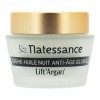 Natessance | Crème-Huile Nuit Anti-Âge Global – Lift’Argan | Lutte contre le vieillissement cutané : rides, fermeté, éclat | 