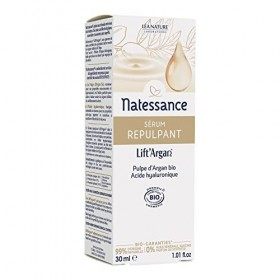 Natessance | Sérum Repulpant – Lift’Argan | Repulpe & Redonne Densité et Élasticité à la peau | Acide Hyaluronique naturel | 