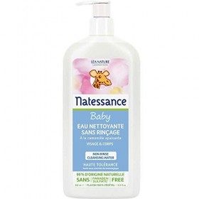 Natessance Bébé Naturel Eau Nettoyante sans Rinçage 500 ml