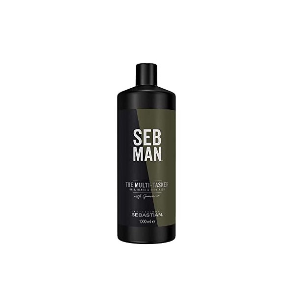 Sebastian Professional 3en1 Seb Man The Multitasker Nettoyant, 1000 ml