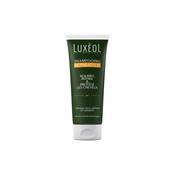 LUXÉOL - Shampooing Réparateur - Nutrition & Protection - Douceur & Résistance - 86% DIngrédients DOrigine Naturelle - 200m