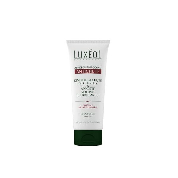 LUXÉOL - Après-Shampooing Antichute - Volume & Brillance - Diminue La Chute De Cheveux - 200ml & Shampooing Pousse - Force & 