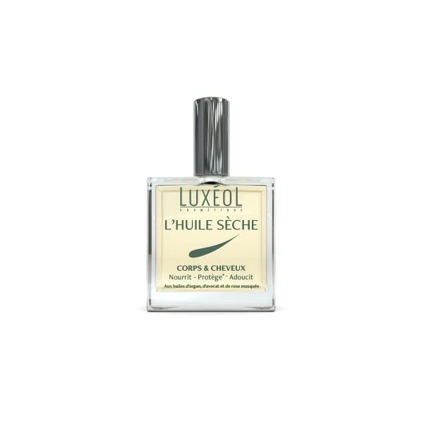 Luxéol – Huile Sèche Corps et Cheveux – Nourrit, Protège*, Adoucit – Made in France – 100 ml. & Shampooing Réparateur – Nourr