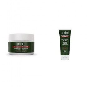 LUXÉOL - Masque Cheveux Antichute - Volume & Brillance - Diminue La Chute De Cheveux - 200ml & Shampooing Antichute - Volume 