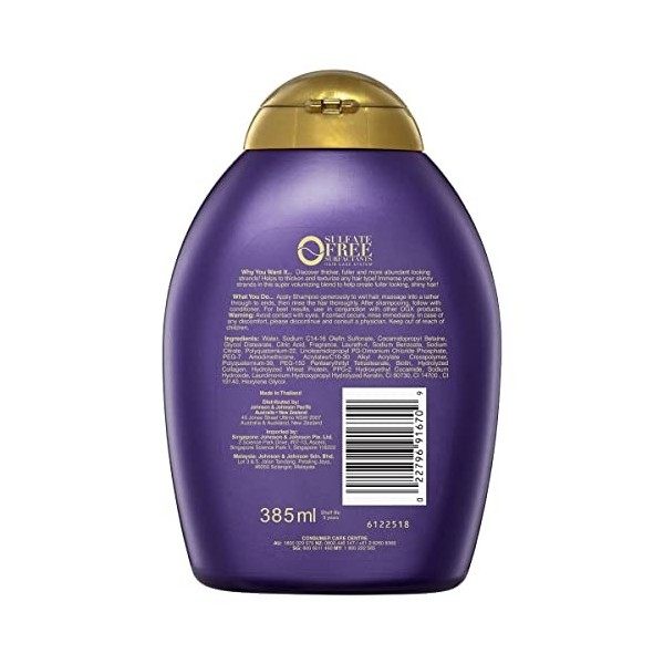 OGX Shampoo, Thick & Full Biotin & Collagen, 13oz by OGX [Beauty] English Manual 