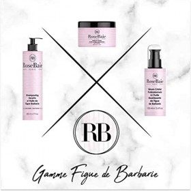 RoseBaie Gamme Figue de Barbarie Masque 500ml + Shampoing 500ml + Sérum 100ml