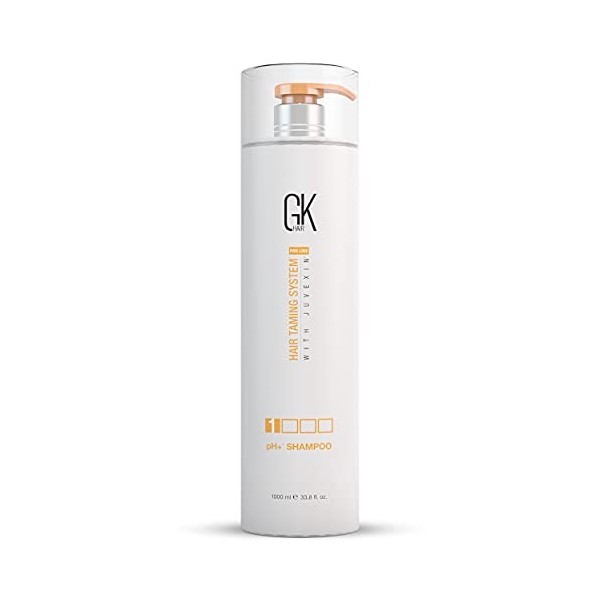 GK HAIR Global Keratin pH+ Pre-Treatment Clarifying Shampoo 33.8 Fl Oz/1000ml Nettoyage en profondeur des cheveux, éliminat