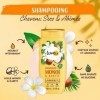 LOVEA - Shampooing - Monoï & Karité - Nettoie, Nourrit & Répare - Cheveux Secs Et Abimés - 95% DOrigine Naturelle - Sans Sil