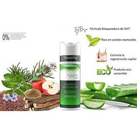 Anti chute cheveux Shampooing - DHT biologique pour hommes et femmes à base daloe vera - Extraits de biotine et de plantes h