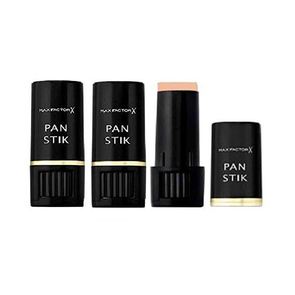 3 x Max Factor Pan Stik Fond de teint, 56 Medium, 9g , Nouveauté