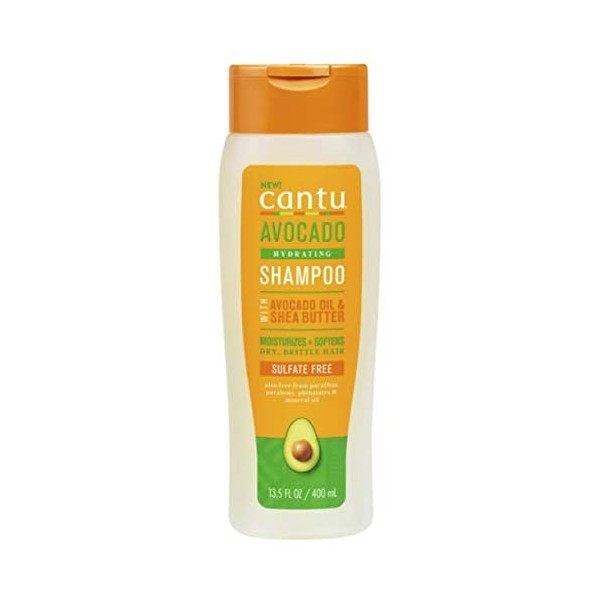 Cantu Avacado Crème hydratante Shampooing, revitalisant et crème à friser