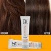 GK HAIR Global Keratin Moisturizing Conditioner pour cheveux colorés, secs et abîmés, protège de la déshydratation - Formule 