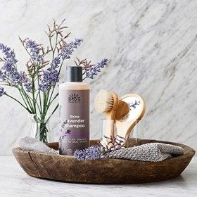 Urtekram Shampooing à la lavande avec probiotiques pour cheveux normaux et secs - végan et ingrédients 100% naturels 250 ml 