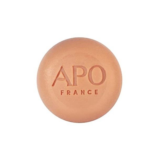 APO France - Shampoing Solide - Cheveux Secs - Huile de Coco Bio et Beurre de Karité Bio - Sans Sulfate - 100% Vegan – Certif