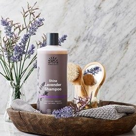 Urtekram Shampooing à la lavande avec probiotiques pour cheveux normaux et secs - végan et ingrédients 100% naturels 500 ml 