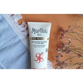 Marilou Bio - Gamme Monoï - Crème de Douche à LHuile de Monoï de Tahiti - Tube de 150 ml - Partez en Voyage… dans Votre Sall