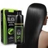 Shampooing naturel pour cheveux noirs, shampooing blanc à noir pour hommes et femmes, shampooing colorant pour cheveux blancs