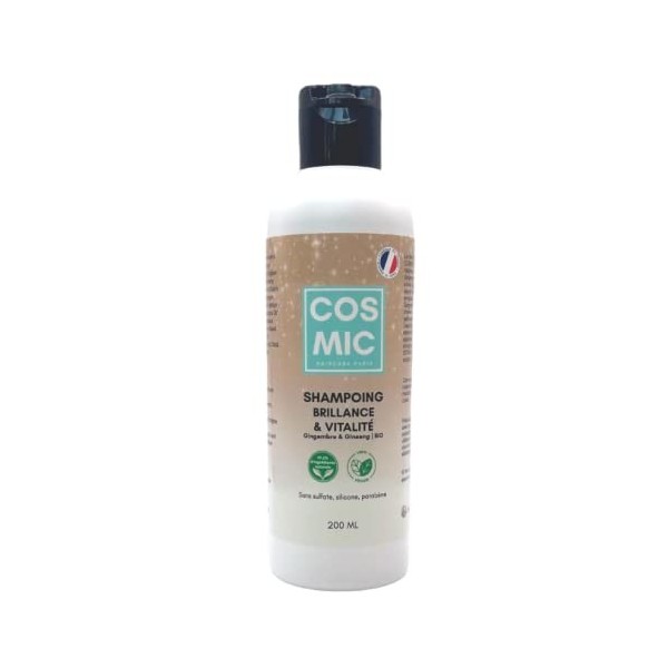 Shampoing Doux 99.2% Naturel, Hydratant, Brillance & Vitalité Anti-Chute - Cheveux Cassants, Sans Volume,Ternes - 0% Sulfate,