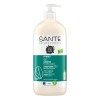 Sante Naturkosmetik Kraft Shampooing Bio Cofféine & Arginine, 950 ml, taille de la famille avec distributeur de pompe, parfum