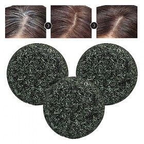 Spartan Lot de 3 barres inversées pour cheveux gris, savon couvrant les cheveux gris, barre de shampooing assombrissant pour 