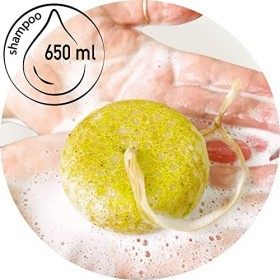 Shampoing Solide ILLUMINANT Eclaircissant Ecologique et Vegan - cheveux ternes - éclaircit de reflets dorés - camomille curcu