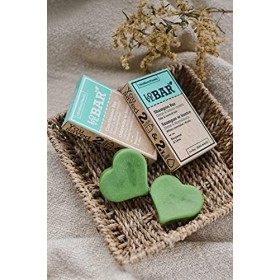 Love Bar - Shampoing Solide Détoxifiant & Régulateur à la Bergamote & au Citron Vert - Cheveux Normaux et Gras 2 x 30 gr 
