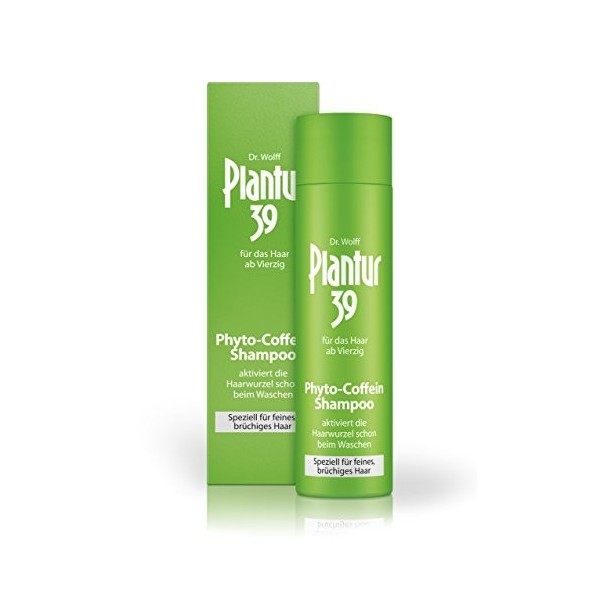 Plantur 39 Shampooing Phyto-caféine - Spécial cheveux fins et cassants - 250 ml