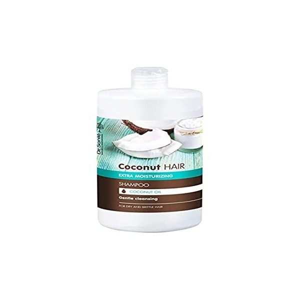 Dr Sante Coconut Oil Shampooing hydratant pour cheveux secs et cassants 1000 ml