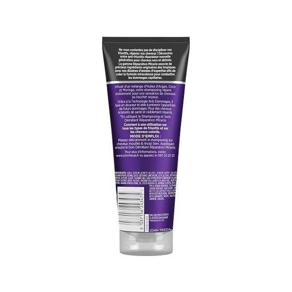 John Frieda Frizz Ease Shampooing Réparation Miracle 250 ml